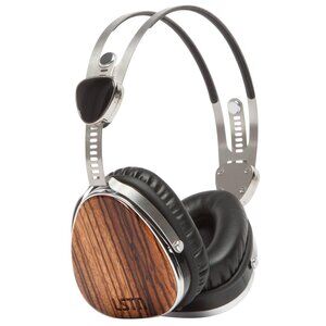 LSTN Zebra Wood Troubadour Over-Ear Wired Headphones